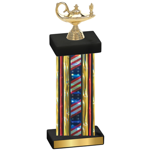 Single Flag USA Academics Trophy