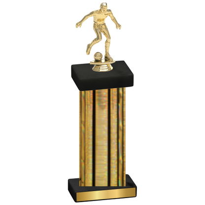 Single Gold Glacier Soccer Trophy