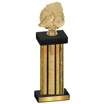 Single Gold Glacier Soccer Trophy