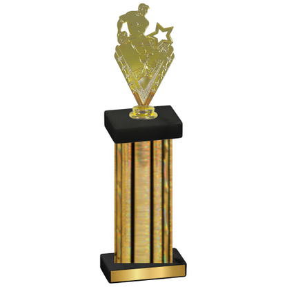 Single Gold Glacier Rugby Trophy