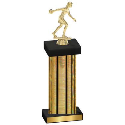 Single Gold Glacier Bowling Trophy