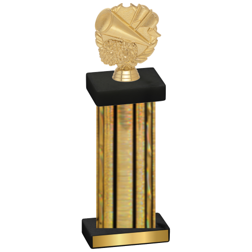 Single Gold Glacier Cheerleading Trophy