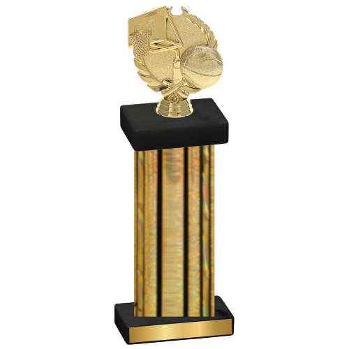 Single Gold Glacier Basketball Trophy