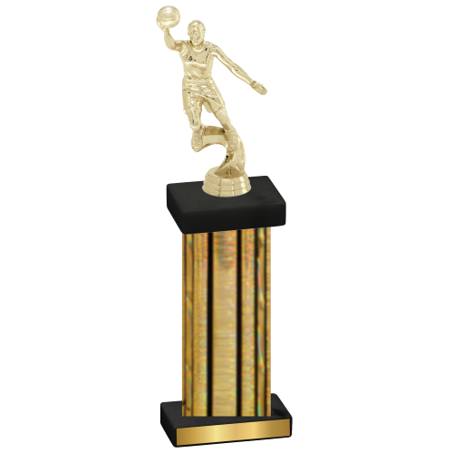 Single Gold Glacier Basketball Trophy