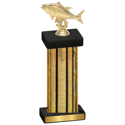 Single Gold Glacier Fishing Trophy