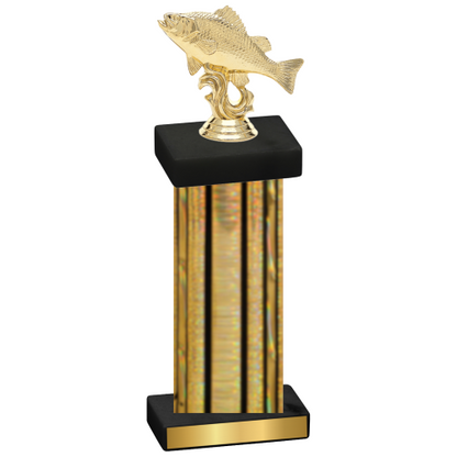 Single Gold Glacier Fishing Trophy