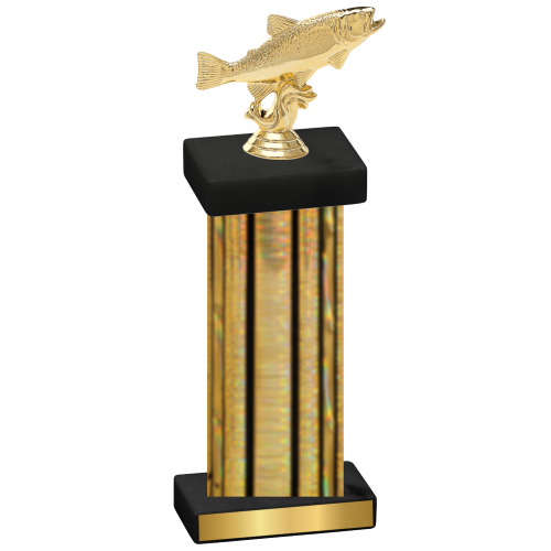 Single Gold Glacier Fishing Trophy