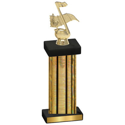 Single Gold Glacier Music Trophy