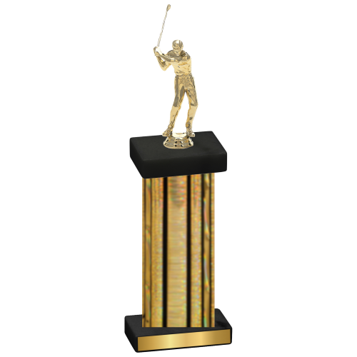 Single Gold Glacier Golf Trophy