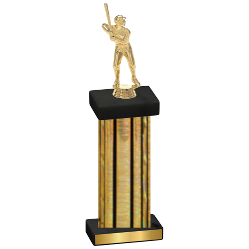 Single Gold Glacier Baseball Trophy