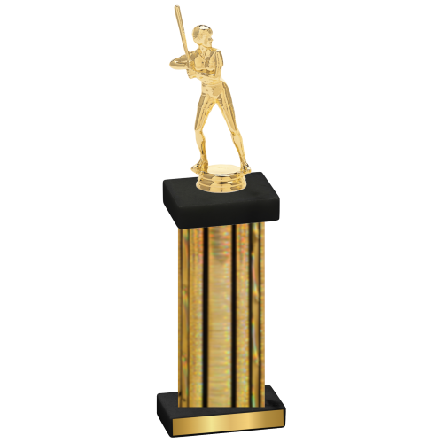 Single Gold Glacier Softball Trophy