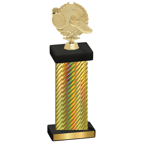 Single Gold Carbon Fiber Running Trophy