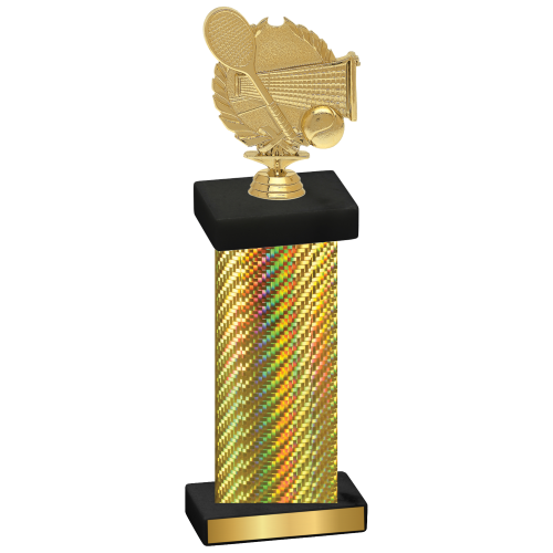 Single Gold Carbon Fiber Tennis Trophy