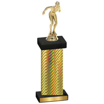 Single Gold Carbon Fiber Tennis Trophy