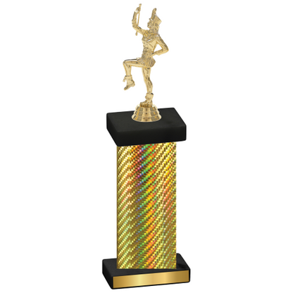 Single Gold Carbon Fiber Majorette Trophy