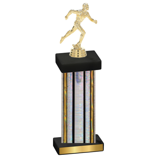 Single Silver Glacier Running Trophy