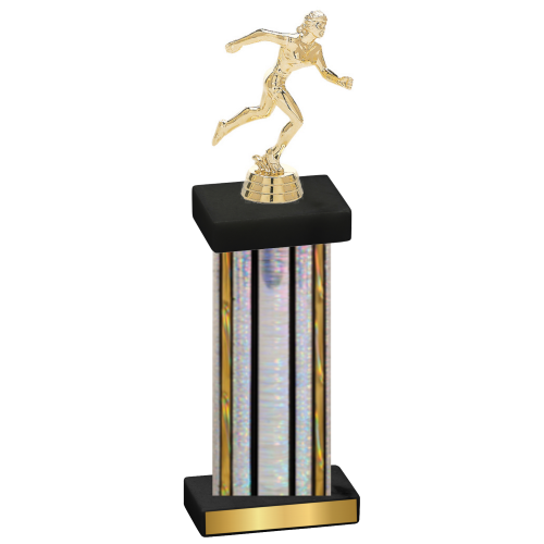 Single Silver Glacier Running Trophy