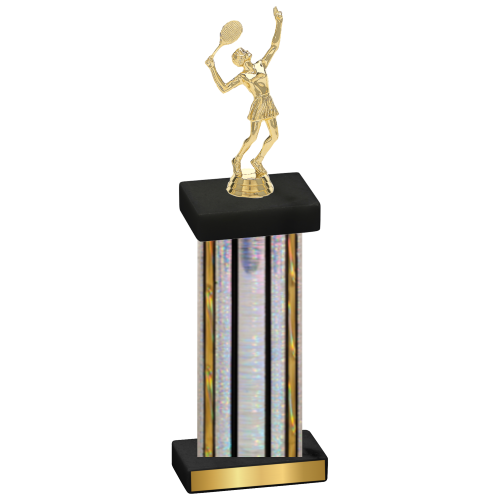 Single Silver Glacier Tennis Trophy