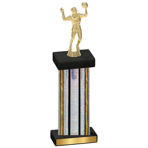 Single Silver Glacier Volleyball Trophy