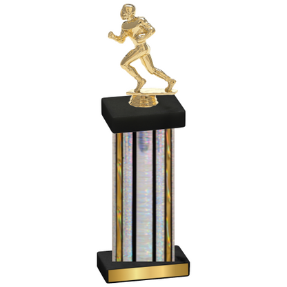 Single Silver Glacier Football Trophy