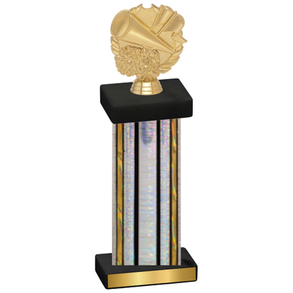 Single Silver Glacier Cheerleading Trophy