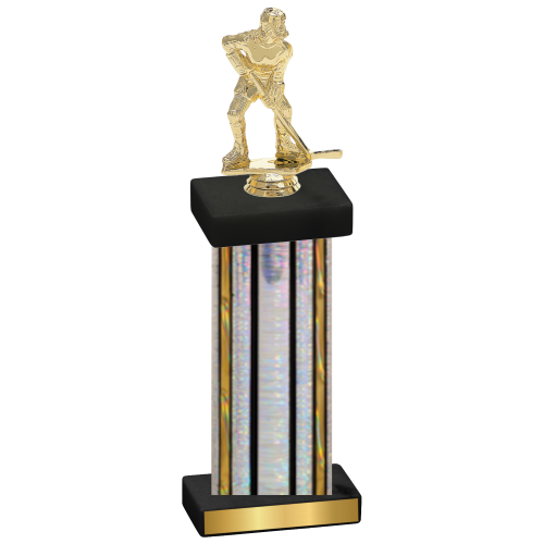 Single Silver Glacier Hockey Trophy