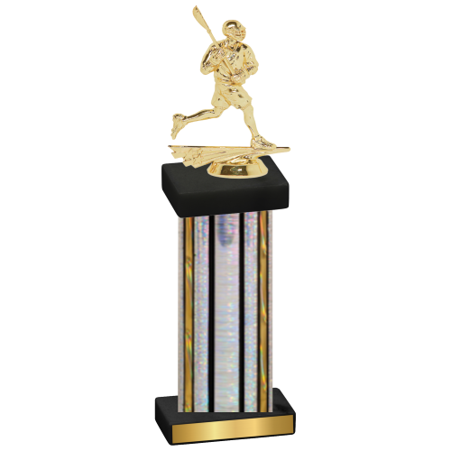 Single Silver Glacier Lacrosse Trophy