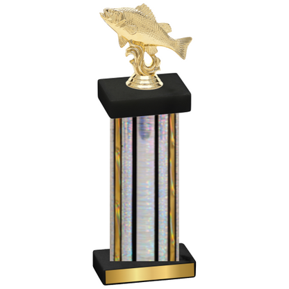 Single Silver Glacier Fishing Trophy