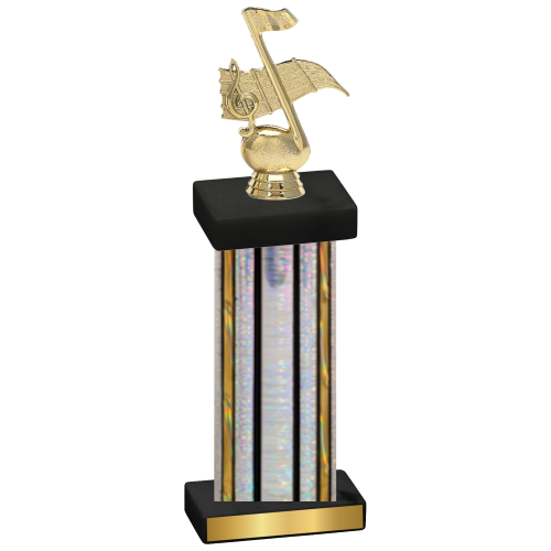 Single Silver Glacier Music Trophy