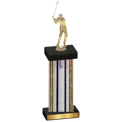 Single Silver Glacier Golf Trophy