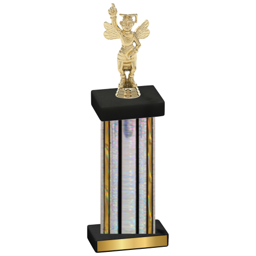 Single Silver Glacier Academics Trophy