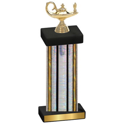 Single Silver Glacier Academics Trophy