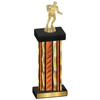 Single Orange Glacier Rugby Trophy