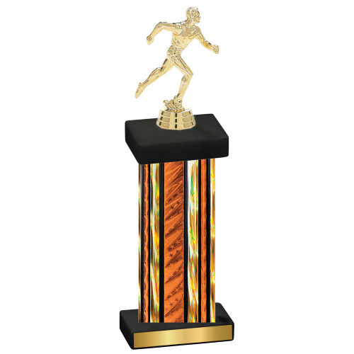 Single Orange Glacier Running Trophy