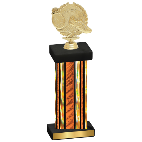 Single Orange Glacier Running Trophy