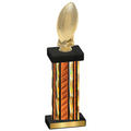 Single Orange Glacier Football Trophy