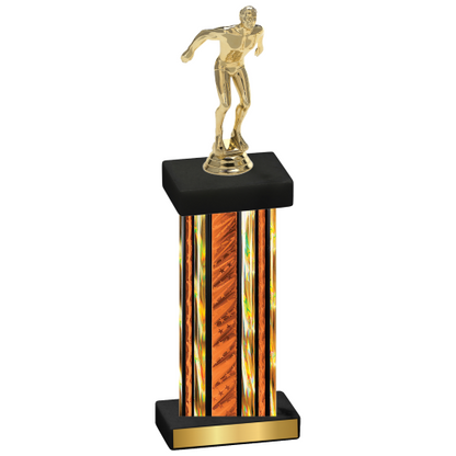 Single Orange Glacier Swimming Trophy