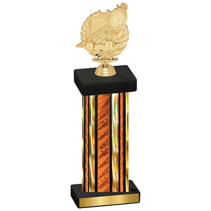 Single Orange Glacier Swimming Trophy