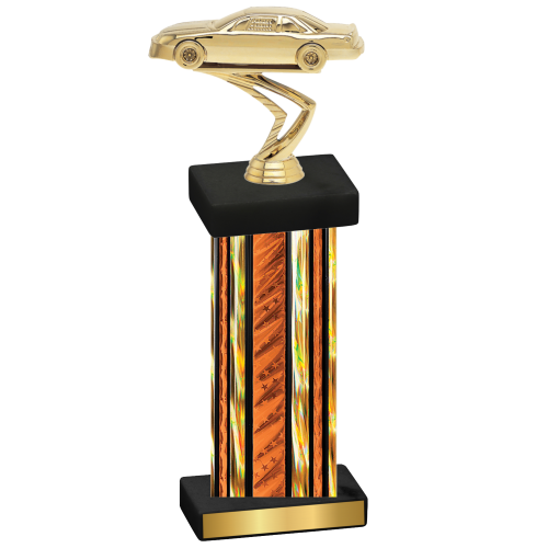 Single Orange Glacier Cars Trophy