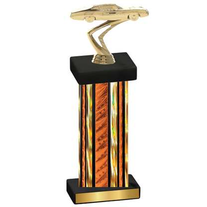 Single Orange Glacier Cars Trophy