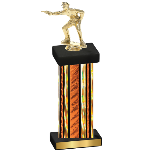 Single Orange Glacier Shooter Trophy