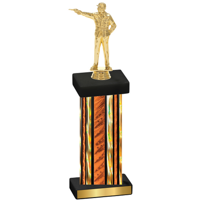 Single Orange Glacier Shooter Trophy