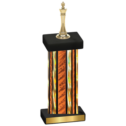 Single Orange Glacier Chess Trophy