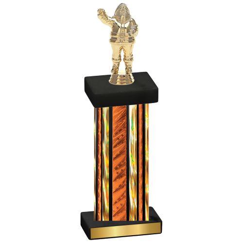 Single Orange Glacier Holiday Trophy