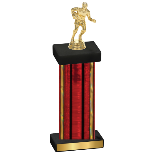 Single Red Glacier Rugby Trophy