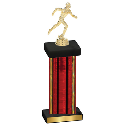 Single Red Glacier Running Trophy