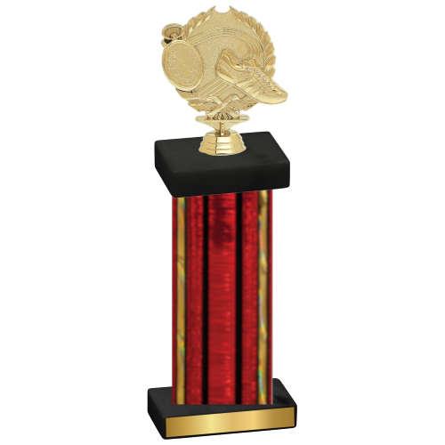 Single Red Glacier Running Trophy