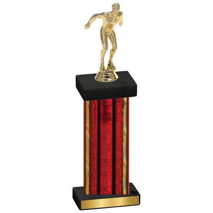 Single Red Glacier Swimming Trophy