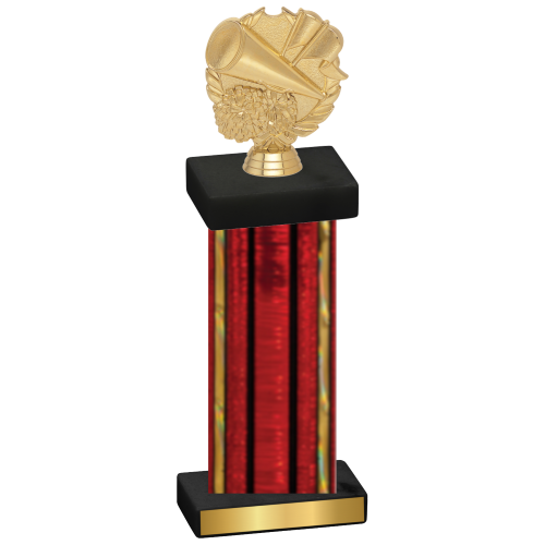 Single Red Glacier Cheerleading Trophy