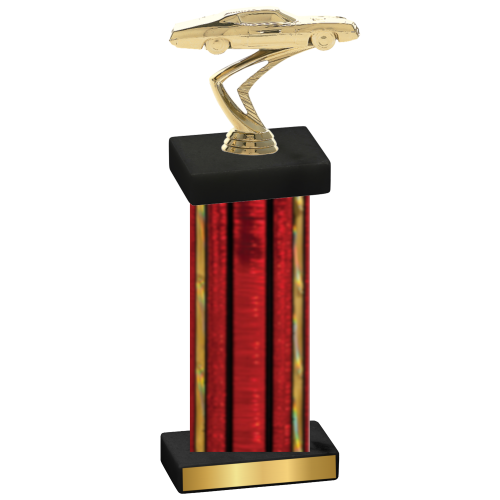 Single Red Glacier Cars Trophy